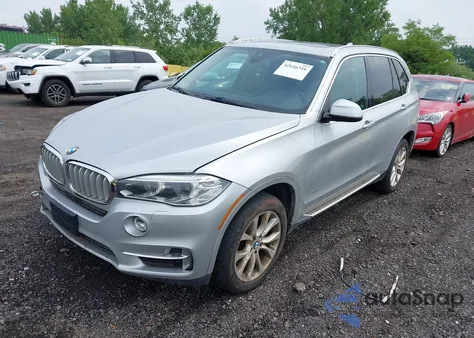 2015 BMW X5 xDrive50I z USA, uszkodzony, nr VIN 5UXKR6C52F0J76581
